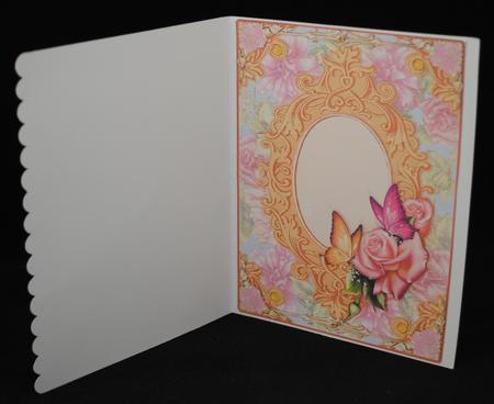 Vertical Floral Insert Approx.5.5x7.5 by Yvonne Middleton