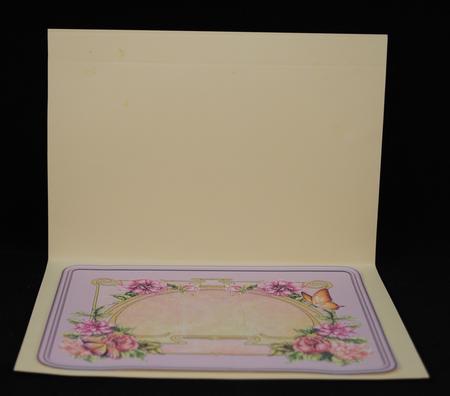 Rectangle Floral Insert by Yvonne Middleton
