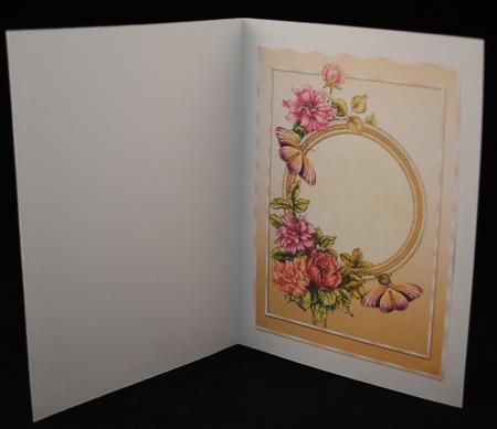 Vintage Floral Insert 5.5x7 by Yvonne Middleton