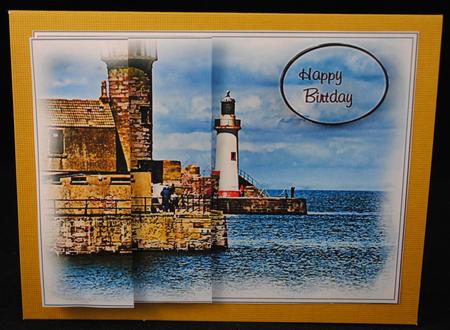Lighthouse Side Stacker by Yvonne Middleton