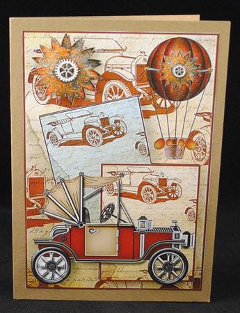 Vintage Male Card Steampunk by Yvonne Middleton