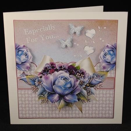 Roses and Satin Bow by Yvonne Middleton