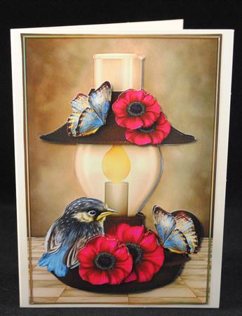 Antique Lamp Nature is Beautiful 2 by Yvonne Middleton