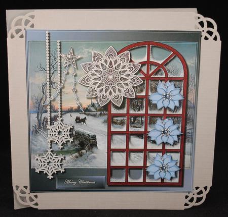 Beautiful Vintage Christmas Window by Yvonne Middleton