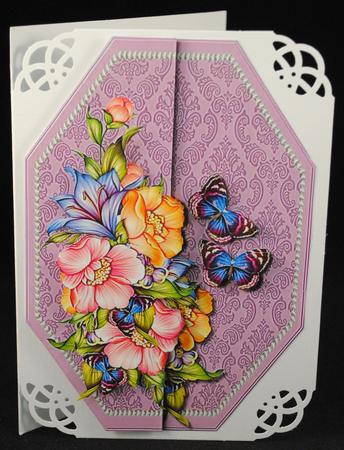 Topper Flowers & Butterflies by Yvonne Middleton