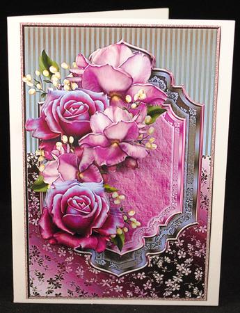 Classic Purple Roses Beauty by Yvonne Middleton