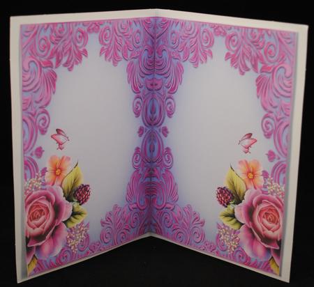 Insert English Roses and Butterflies by Yvonne Middleton