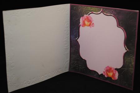 Insert Fancy Frame Romantic Roses by Yvonne Middleton