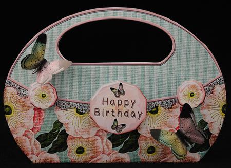 New Size Handbagcard Almond 112 by Yvonne Middleton