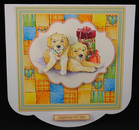 Labrador Puppies by Yvonne Middleton