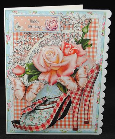 Gorgeous Gingham Shoes Topper by Yvonne Middleton