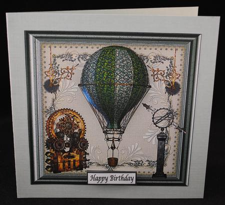 Steampunk Hot Air Ballon Topper by Yvonne Middleton