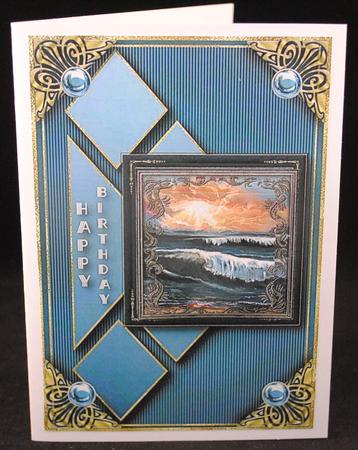 High Tide Pyramid Birthday Topper 3 by Yvonne Middleton