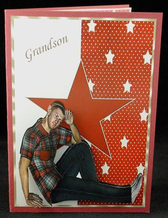 Happy Birthday Grandson by Yvonne Middleton