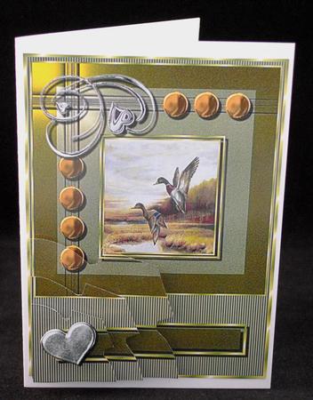 Cozy Companion Card Topper by Yvonne Middleton