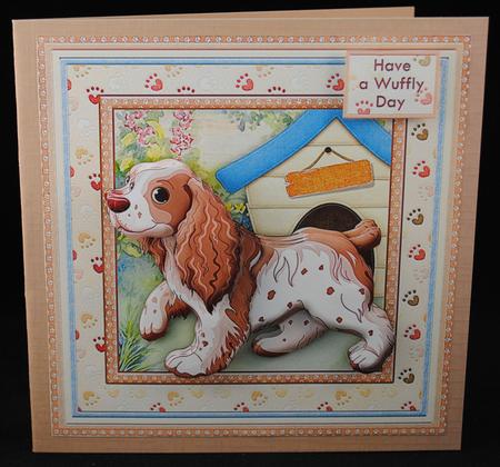 Spaniel 8x8 Mini Kit & Decoupage by Yvonne Middleton