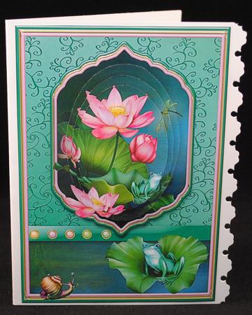 Water Garden Card Front by Yvonne Middleton