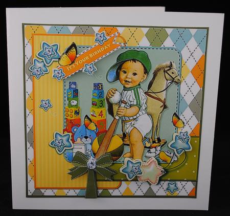 Sweet Boy Decoupage Mini Kit by Yvonne Middleton