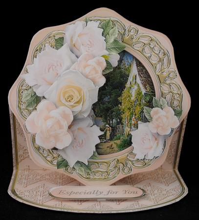 Vintage Village Octagon Frame Easel Card Mini Kit by Yvonne Middleton