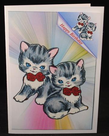 2 Cute Kittens by Yvonne Middleton