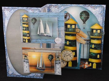 Sailing Tri Fold Mini Kit by Yvonne Middleton