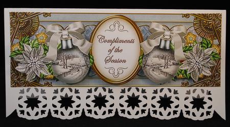 Snow Bridge Compliments of Season Large Dl Step by Step by Yvonne Middleton