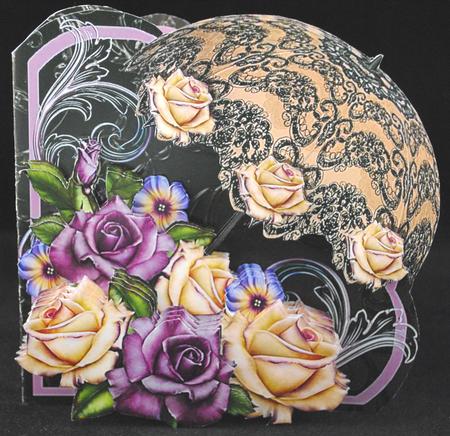 Shell Shaped Edgy - Vintage Parasol by Yvonne Middleton