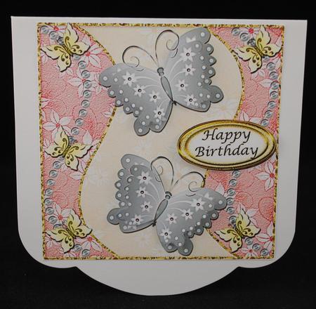 Butterflies Dance 6x6 Topper 6 by Yvonne Middleton