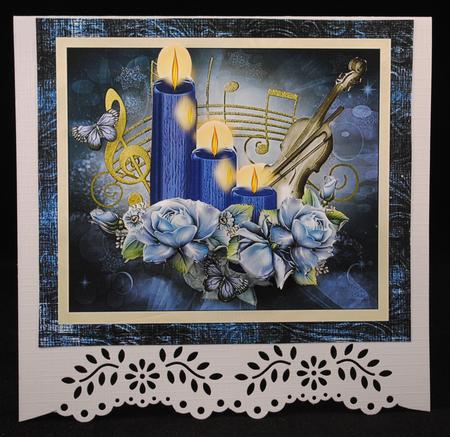 Music, Candles and Roses Card Kit by Yvonne Middleton