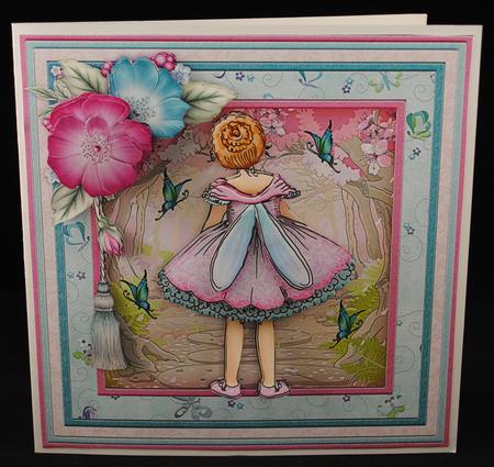 Butterfly Fairy 8x8 Mini Kit & Decoupage by Yvonne Middleton