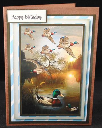 Beautiful Flight of the Mallards  by Yvonne Middleton