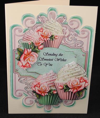 Simply Beautiful - Shaped Topper - Cupcakes by Yvonne Middleton
