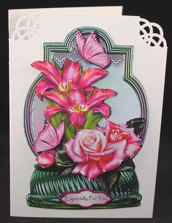 Oriental Tulips and Roses by Yvonne Middleton