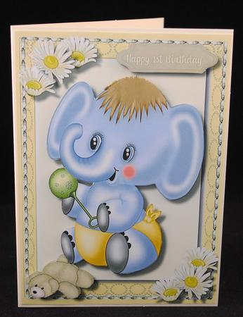 Beautiful Baby's Birth or 1st Birthday in Neutral Tone  by Yvonne Middleton