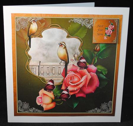 Birds,roses and Butterflies by Yvonne Middleton