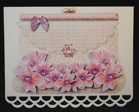 Purse Topper in Pink by Yvonne Middleton