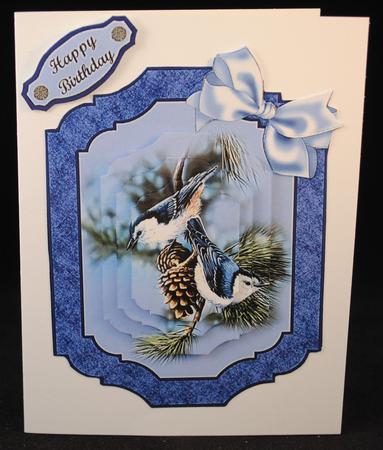 Bird Card Front (9) by Yvonne Middleton