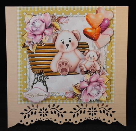 Birthday Girl Bear by Yvonne Middleton