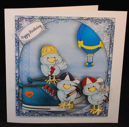 Little Sneaker Toddler Card by Yvonne Middleton