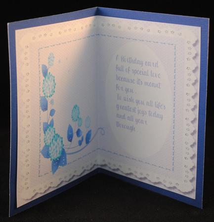 Incert in Lilac , with Verse by Yvonne Middleton