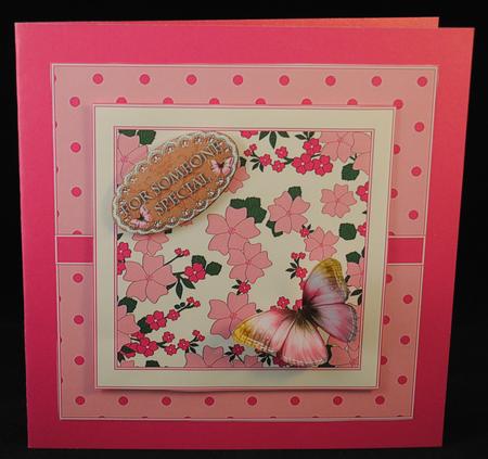 Floral Polka Dot Background - Pink by Yvonne Middleton