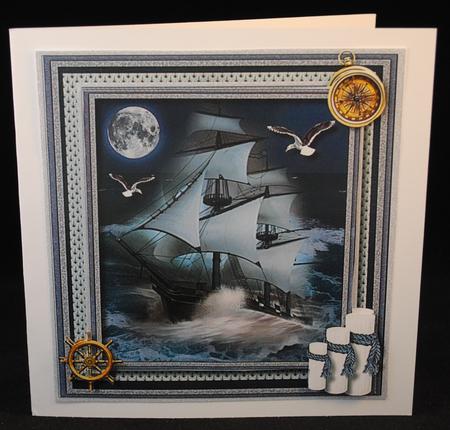 Rageing Seas in the Moonlight  by Yvonne Middleton