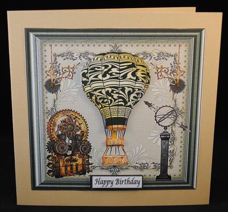 Steampunk Hot Air Balloon Topper by Yvonne Middleton