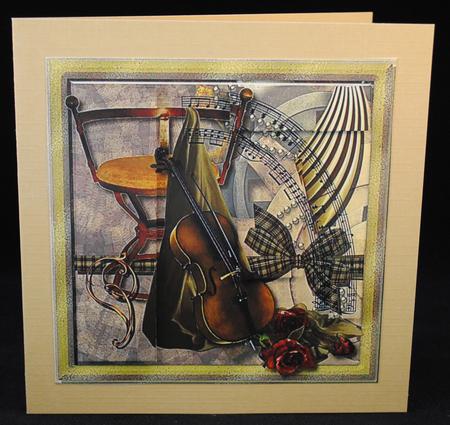Music of the Soul Card Topper by Yvonne Middleton