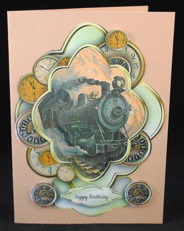 Time Travel Male Card by Yvonne Middleton