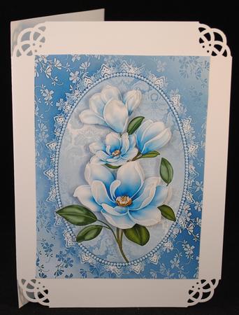 Beautiful Blue Flowers by Yvonne Middleton