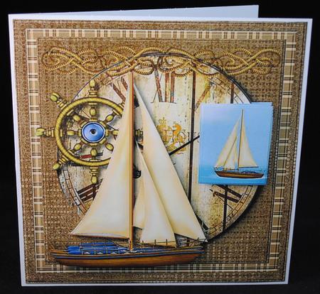 Male Card Nautic by Yvonne Middleton