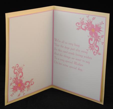 7x5 Insert - Very Special Mother Corner Buttercups 1 by Yvonne Middleton