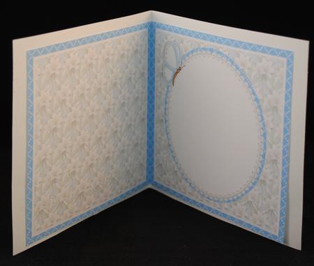 White Flowers with Pearls Insert by Yvonne Middleton
