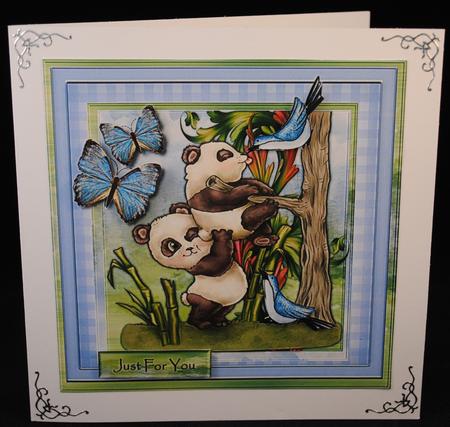 Teamwork Cute Pandas by Yvonne Middleton